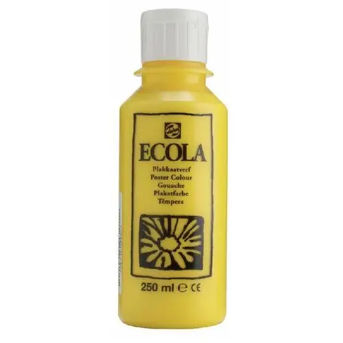 Farba tempera Gwasz, Ecola, 200 yellow, 250 ml