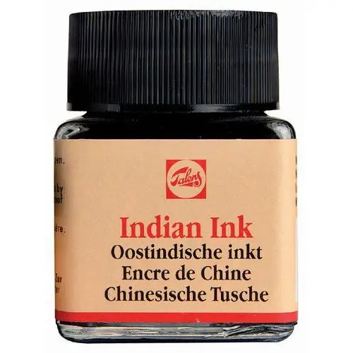 Talens Tusz kreślarski indian ink, 700 czarny, 30 ml
