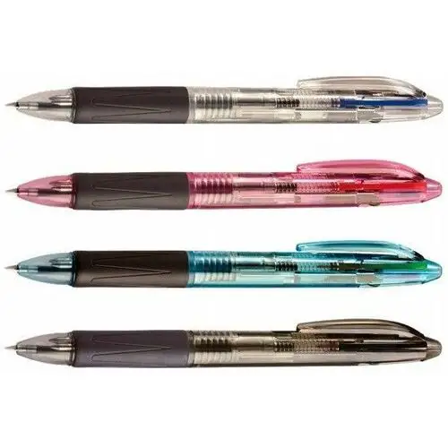 Tetis Długopis 4-kolorowy mix kolorów obudowy kd800-4m