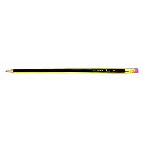 Tetis Ołówek z gumką, hb, 12 sztuk