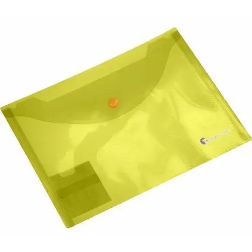Titanium Teczka kopertowa a5 transparentna żółta