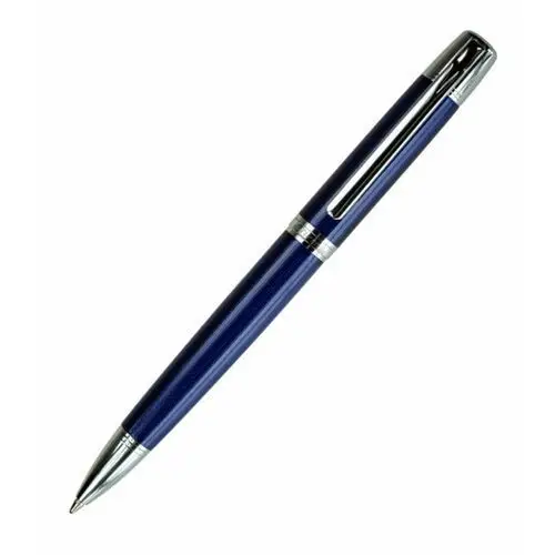Długopis metalowy niebiesko-srebrny Titanum