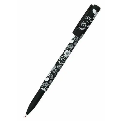 Titanum Długopis vinson kwiaty czarno-białe 0,7mm