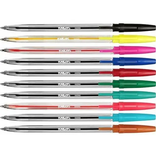 Titanum Długopisy fluo 10 kolorów fun&joy