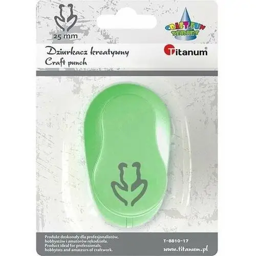 Titanum Dziurkacz z motywem tulipan obrys 25mm