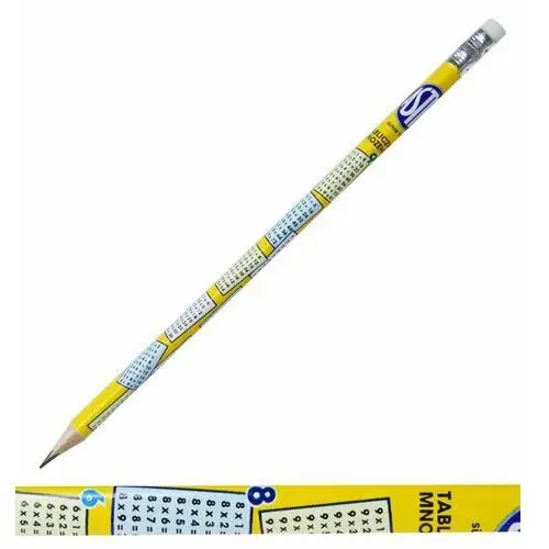 Titanum Ołówek z gumką i tabliczką mnożenia astra