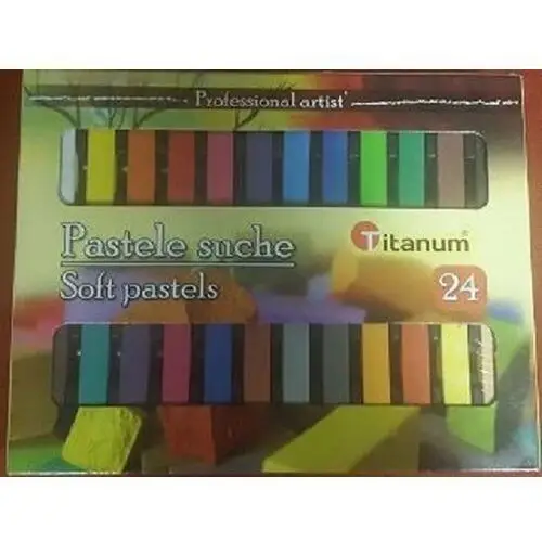 Titanum , pastele suche, 24 kolory