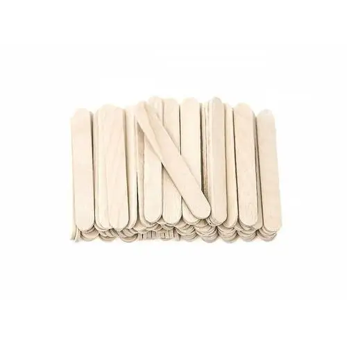 Patyczki drewniane do lodów kreatywne dekoracyjne mini 100szt. 6,5 cm Titanum