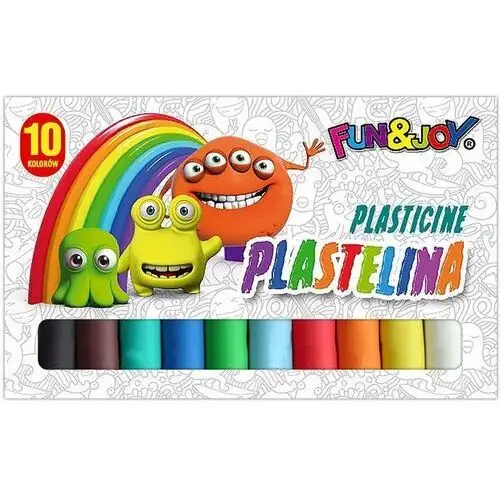 Plastelina 10 kolorów fun&joy Titanum