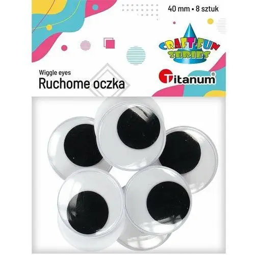 Titanum Ruchome oczka xl 40 mm 8 szt