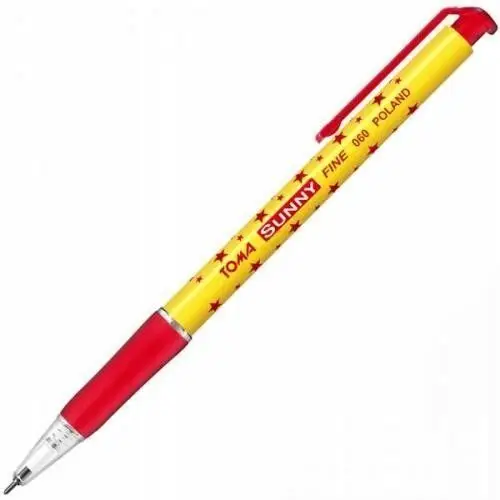 Długopis Automatyczny Sunny 0,7 Czerwony Toma