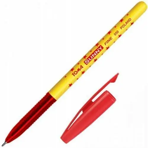 Długopis Sunny 0,7 Mm Czerwony Gwiazdki Toma