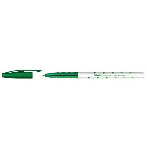 Długopis super fine t-059 zielony Toma