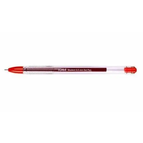 Długopis żelowy Student czerwony p20. TOMA, cena za 1szt