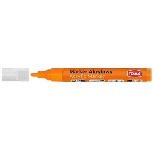 Toma, marker akrylowy TO-402, pomarańczowy