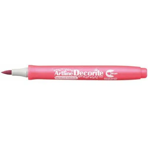 Marker decorite brush, metalic różowy Toma