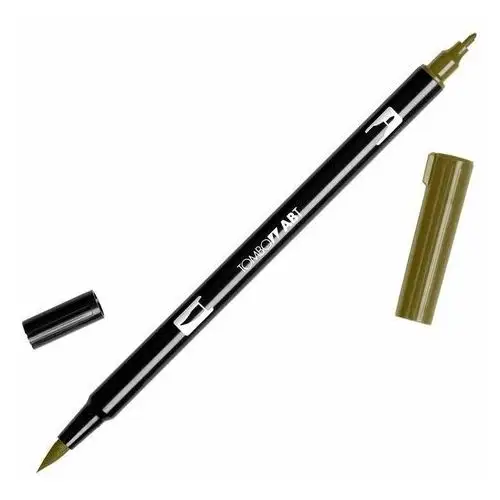 Flamaster dwustronny 027 brush pen dark ochre Tombow