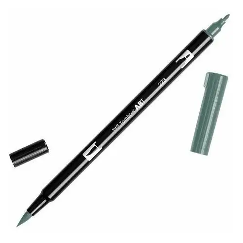 Tombow Flamaster dwustronny 228 brush pen grey green