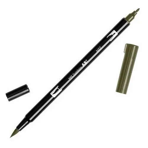 Tombow Flamaster dwustronny n57 brush pen warm grey 5