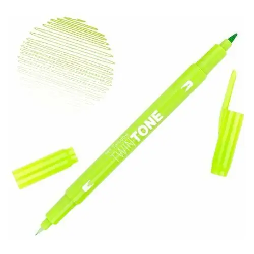 Tombow Marker dwustronny brush pen twintone lime green zielony