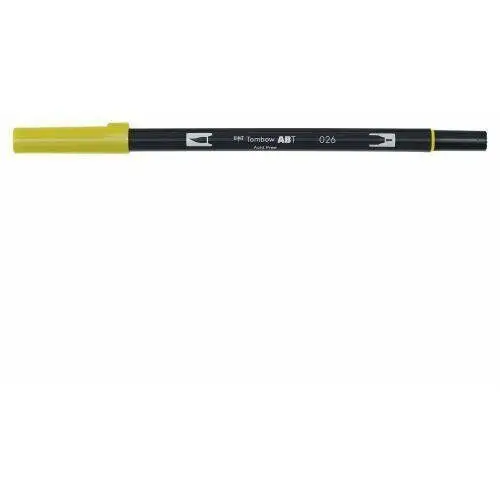 Marker dwustronny Brush Pen, yellow gold