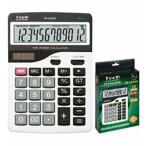 Kalkulator biurowy TR-2235A, czarny