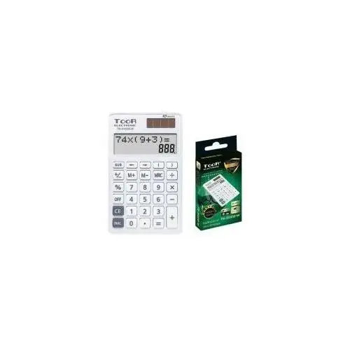 Kalkulator dwuliniowy 10 pozycji tr-310db-w Toor