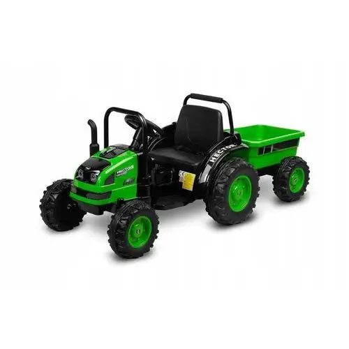 Traktor na akumulator z przyczepą Toyz Hector Green, kolor zielony
