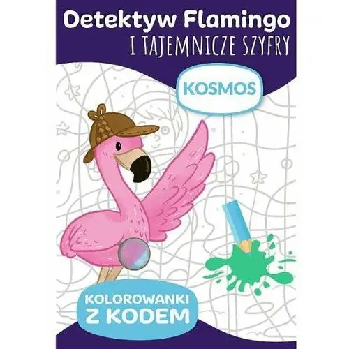 Trefl Detektyw flamingo i tajemnicze szyfry. kolorowanki z kodem. kosmos ks66003