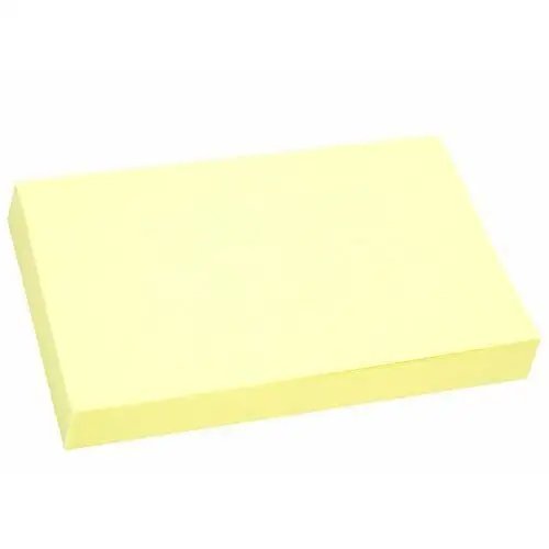 Tres Karteczki samoprzylepne żółte notes bloczek 100x75 100k