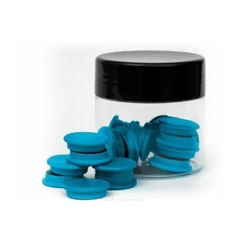 Tres Magnesy okrągłe, niebieskie, 30 mm, 10 sztuk