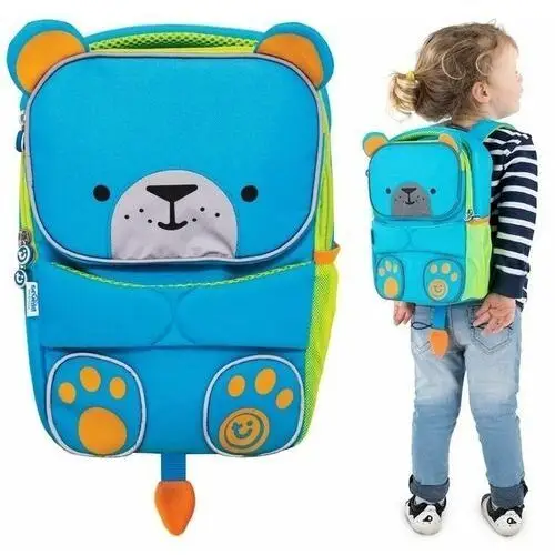 Plecak dla przedszkolaka dziewczynki i chłopca niebieski Trunki