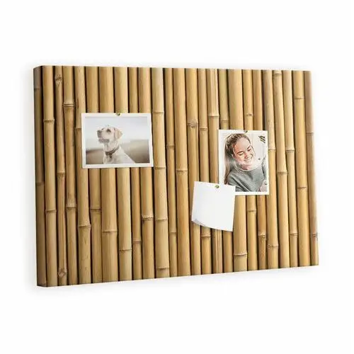 Tulup Kolorowy organizer - tablica korkowa z pinezkami - bambusowe kije 60x40 cm