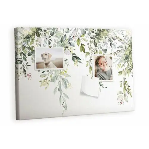 Tulup Kolorowy organizer - tablica korkowa z pinezkami - kwitnąca natura 60x40 cm