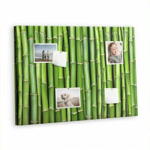 Korkowa Plansza z Pinezkami - 100x70 - Bambusowa ściana