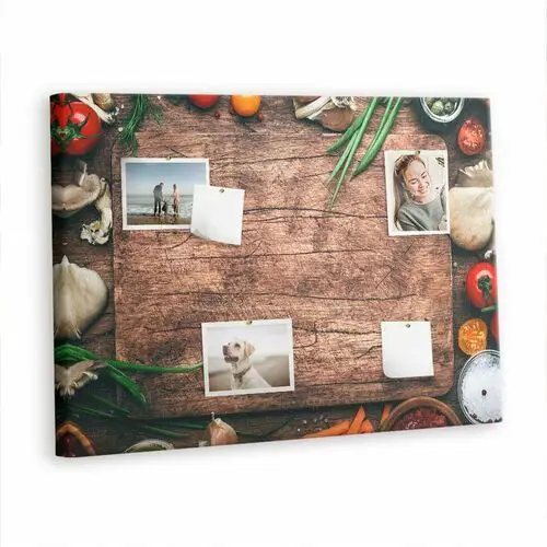 Korkowa Plansza z Pinezkami - 100x70 - Deska do gotowania