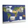 Korkowa Plansza z Pinezkami - 100x70 - Duża mapa świata Sklep