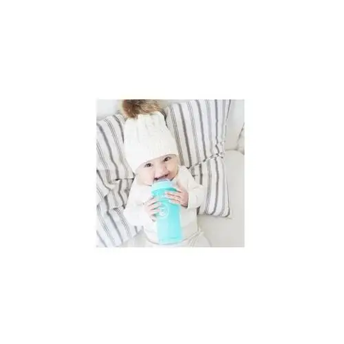 TwistShake butelka antykolkowa 260ml pastel blue smoczek M 2m+