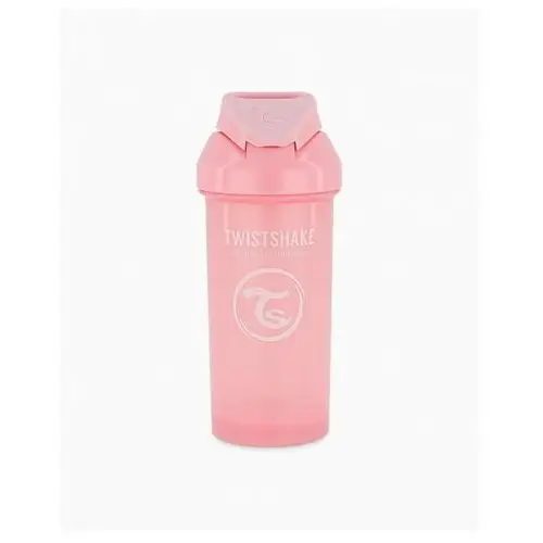 Straw cup kubek niekapek ze słomką 360ml pastel pink Twistshake