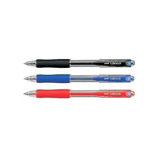 Uni, długopis SN-100 Lacknock, niebieski, kolor niebieski