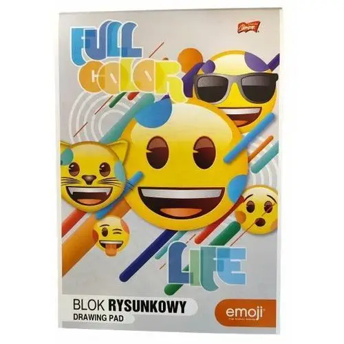 Blok rysunkowy emoji 20+1 arkuszy Unipap