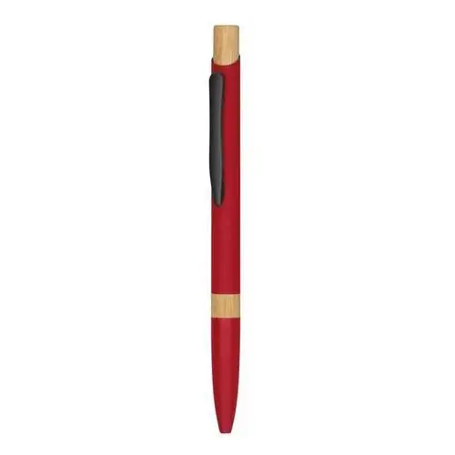 Aluminiowy długopis BAMBOO SYMPHONY, czerwony