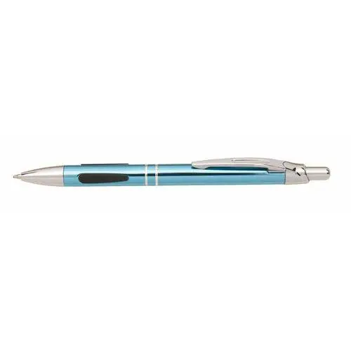 Aluminiowy długopis LUCERNE, niebieski, kolor niebieski