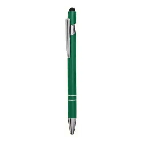 Aluminiowy długopis MERCHANT, zielony, kolor zielony