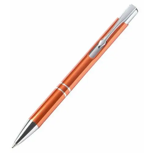 Aluminiowy długopis TUCSON, pomarańczowy, kolor pomarańczowy