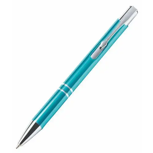 Upominkarnia Aluminiowy długopis tucson, turkusowy