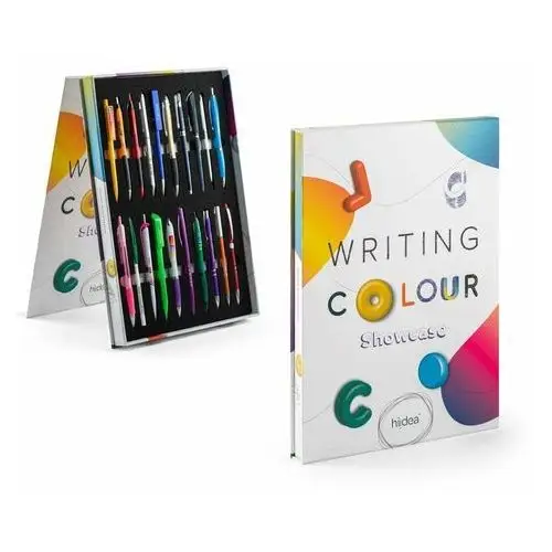 Colour Writing Showcase. Wzornik Z 20 Kolorowymi Długopisami