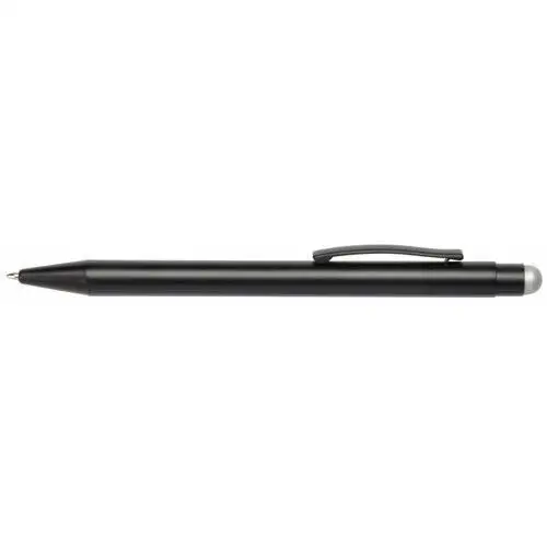 Długopis aluminiowy BLACK BEAUTY, czarny, srebrny