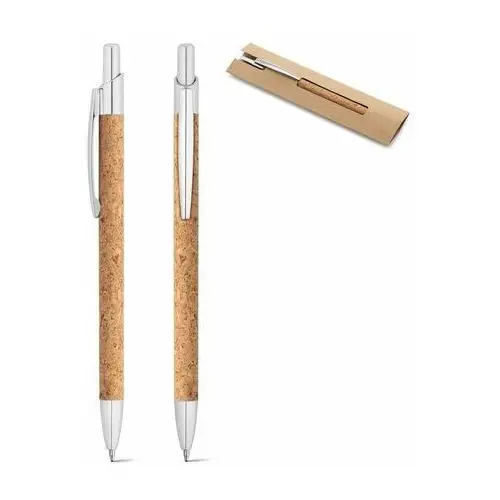 Długopis, korek i aluminium