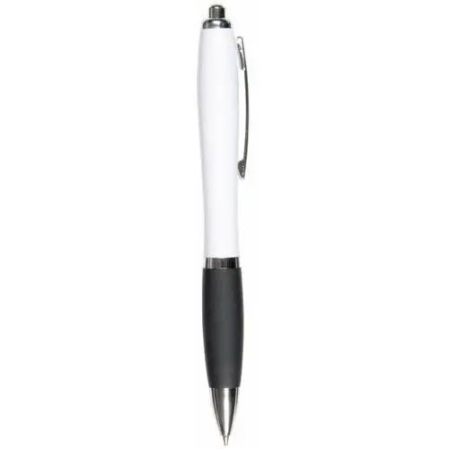 Długopis SWAY, biały, czarny, kolor czarny